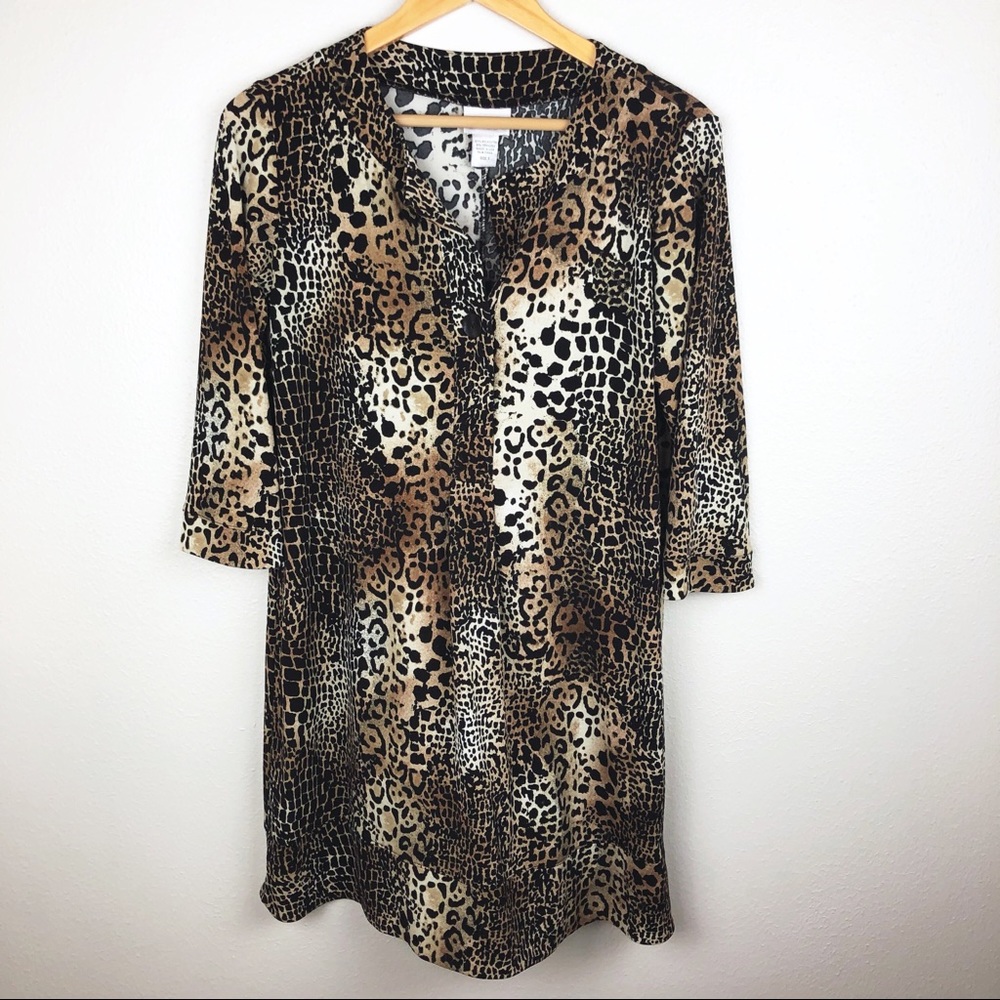 Chico Leopard Print Dress